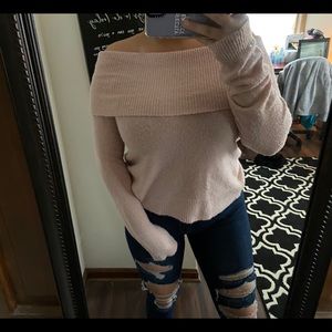 Forever 21 off the shoulder sweater